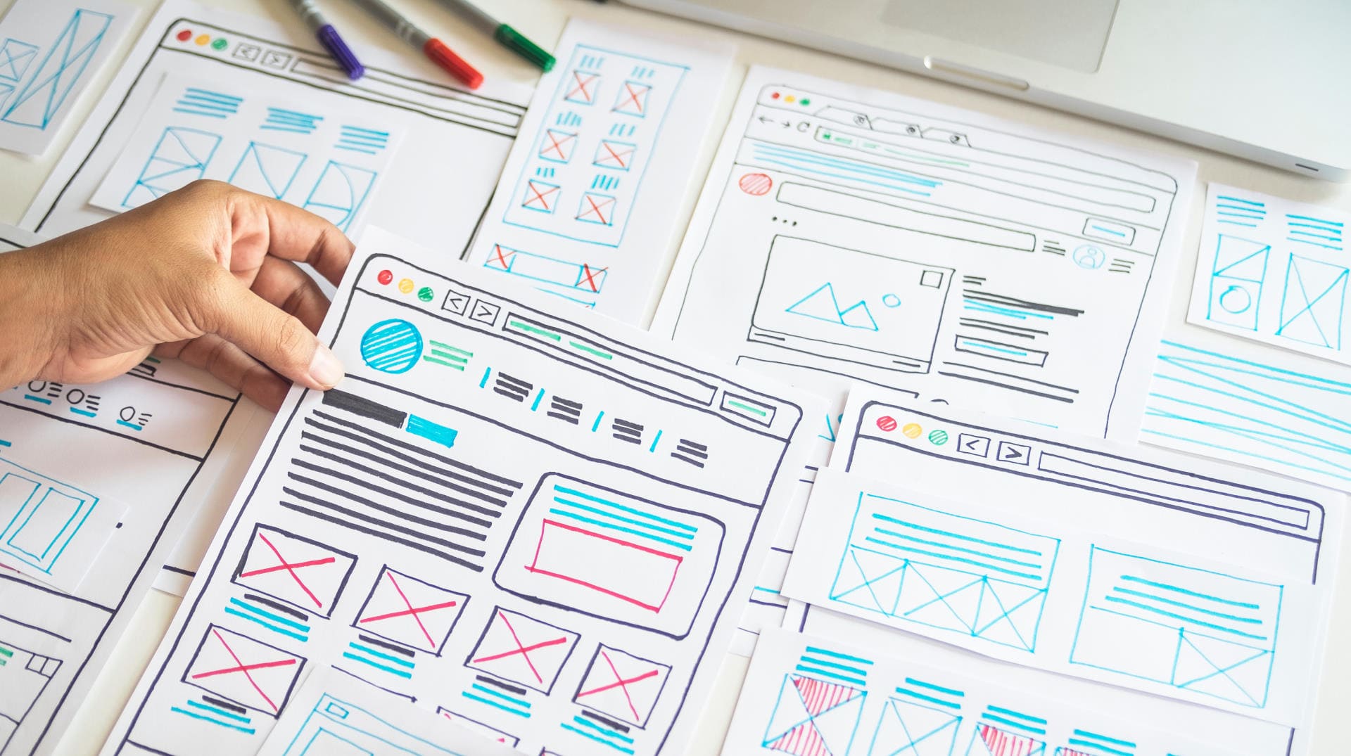 Header Webdesign Screendesign